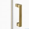 New Trendy Nesta Gold Brushed kabina 110x90x200 cm drzwi podwójne złoto szczotkowane/szkło przejrzyste K-4476
